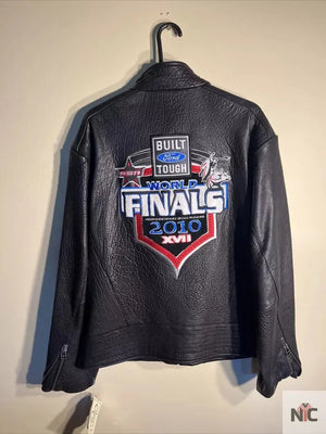 2010 PBR World Finals Bull Riding Leather Jacket The Urban Hawk