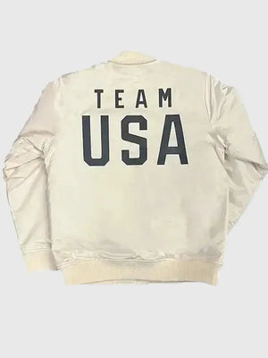 2026-Olympic-Team-USA-White-Satin-Bomber-Jacket