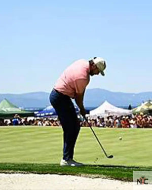 American Century Championship Travis Kelce Pink Polo Shirt The Urban Hawk