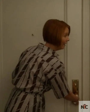 And Just Like That Cynthia Nixon Striped Jumpsuit The Urban Hawk