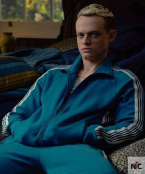 Anson Boon MobLand 2025 Eddie Harrigan Blue Tracksuit The Urban Hawk