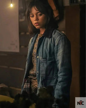 Astrid Deetz Beetlejuice Beetlejuice 2024 Blue Jacket The Urban Hawk