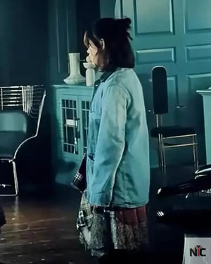 Astrid Deetz Beetlejuice Beetlejuice 2024 Blue Jacket The Urban Hawk