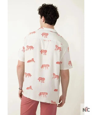 Bachelor In Paradise S10 Hakeem Moulton Tiger Print Shirt The Urban Hawk