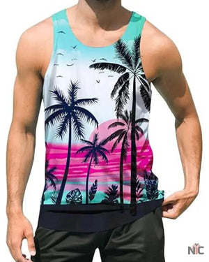 Bachelor in Paradise Jack Lencioni Palm Tree Tank Top The Urban Hawk