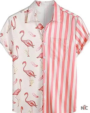 Bachelor in Paradise Jesse Palmer Striped Flamingo Pajamas The Urban Hawk
