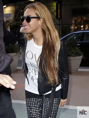 Beyonce Biker Leather Jacket The Urban Hawk