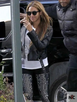 Beyonce Biker Leather Jacket The Urban Hawk