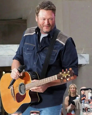 Blake Shelton NBC Today Citi Concert Western Shirt The Urban Hawk