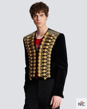 Brandenburg Jacket With Embroidery The Urban Hawk