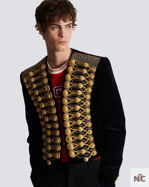 Brandenburg Jacket With Embroidery The Urban Hawk