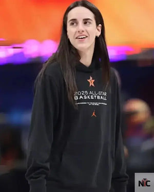 Caitlin Clark 2025 AT&T WNBA All-Star Black Hoodie The Urban Hawk
