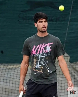 Carlos Alcaraz Wimbledon Championships 2025 Grey T-Shirt The Urban Hawk