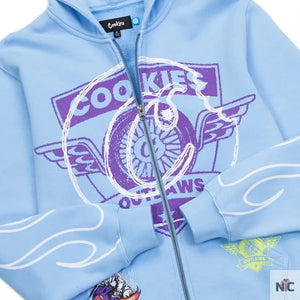 Cookies Outlaws Full Zip Pullover Hoodie The Urban Hawk