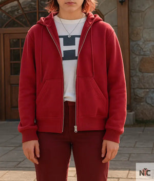 Death of a Unicorn Jenna Ortega Red Hoodie The Urban Hawk