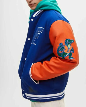 Florida Gators Varsity Royal Blue and Orange Jacket