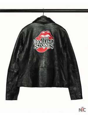 Jfk Stadium Rolling Stones Leather Jacket The Urban Hawk