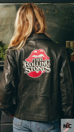 Jfk Stadium Rolling Stones Leather Jacket The Urban Hawk