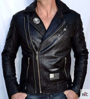 КОЖАНАЯ КУРТКА AFFLICTION AMERICAN REBORN JACKET The Urban Hawk