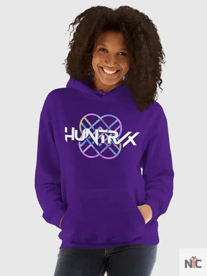 KPop Demon Hunters Huntrix Logo Purple Hoodie The Urban Hawk