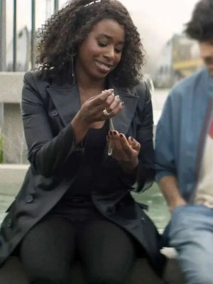 Kirby Howell-Baptiste The Sandman S02 Leather Coat USA Jackets