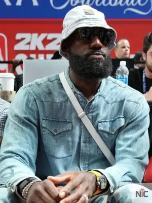 LeBron James 2025 NBA Summer League Denim Shirt The Urban Hawk