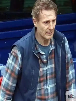 Liam Neeson Ice Road Vengeance 2025 Blue Vest The Urban Hawk