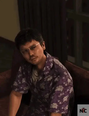 Like A Dragon Infinite Wealth Eric Tomizawa Purple Shirt The Urban Hawk