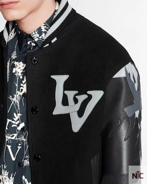 Louis Vuitton Chains Camo Varsity Jacket The Urban Hawk