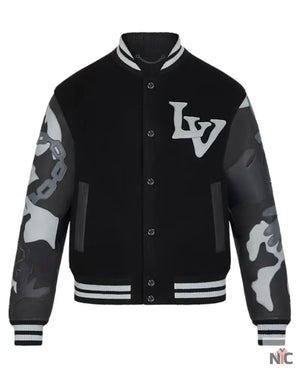 Louis Vuitton Chains Camo Varsity Jacket The Urban Hawk