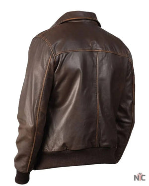 Luis Bomber Leather Jacket The Urban Hawk