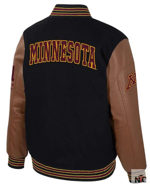 Men’s Letterman Full-Snap Varsity Jacket The Urban Hawk