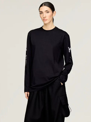 Mercedes-Y-3-Chaos-Logo-Black-Shirt