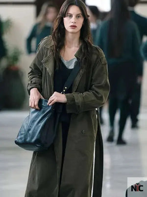 Milena Smit The Snow Girl Green Coat The Urban Hawk