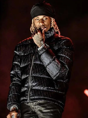 Playboi Carti Black Puffer Jacket