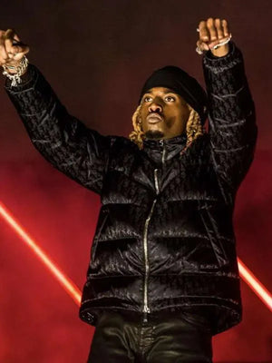 Playboi Carti Black Puffer Jacket