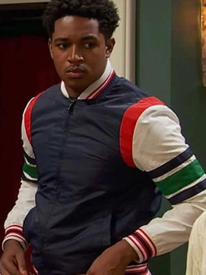 Issac Ryan Brown Ravens Home S06 Varsity Jacket USA Jackets