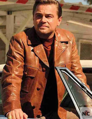 Rick Dalton Once Upon a Time in Hollywood Leather Jacket The Urban Hawk