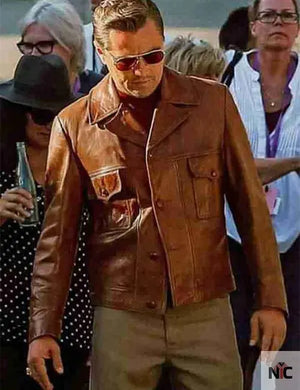 Rick Dalton Once Upon a Time in Hollywood Leather Jacket The Urban Hawk