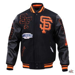 San Francisco Giants Mash Up Logo Varsity Jacket The Urban Hawk