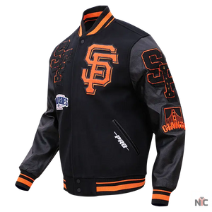 San Francisco Giants Mash Up Logo Varsity Jacket The Urban Hawk