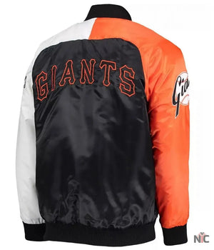 San Francisco Giants Satin Tri-Color Jacket The Urban Hawk