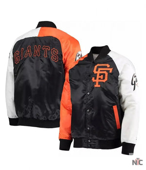 San Francisco Giants Satin Tri-Color Jacket The Urban Hawk