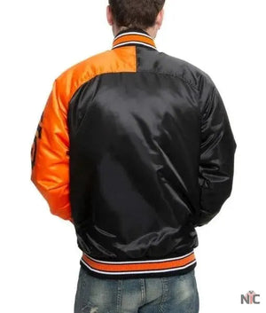 San Francisco Giants Stadium Black And Orange Varsity Jacket The Urban Hawk