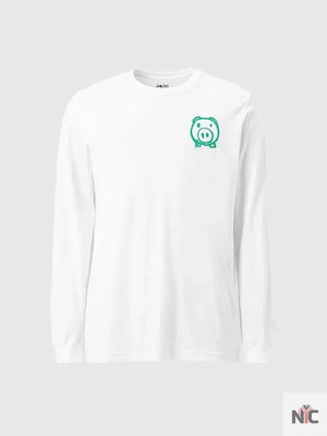 Squid Game Attention Long Sleeve White T-Shirt The Urban Hawk