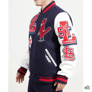 St Louis Cardinals Mash Up Varsity Jacket The Urban Hawk