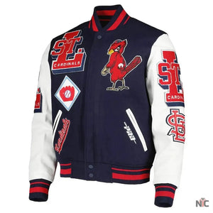 St Louis Cardinals Mash Up Varsity Jacket The Urban Hawk