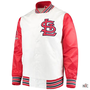 St Louis Cardinals The Legend White Satin Jacket The Urban Hawk