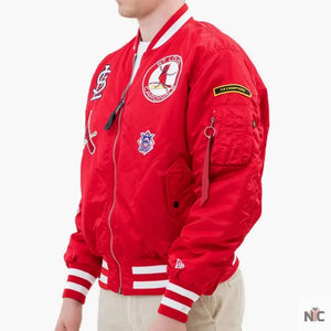 St. Louis Cardinals Bomber MA-1 Jacket The Urban Hawk