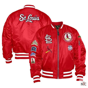 St. Louis Cardinals Bomber MA-1 Jacket The Urban Hawk